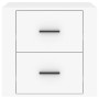 Mesita de noche blanca 50x39x47 cm de vidaXL, Taquillas y armarios de almacenamiento - Ref: Foro24-816704, Precio: 58,07 €, D...