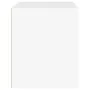 Mesita de noche blanca 50x39x47 cm de vidaXL, Taquillas y armarios de almacenamiento - Ref: Foro24-816704, Precio: 57,32 €, D...