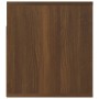 Mesita de noche de pared roble marrón 50x36x40 cm de vidaXL, Mesitas de noche - Ref: Foro24-816894, Precio: 47,18 €, Descuent...