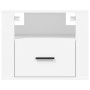 Mesitas de noche de pared 2 uds blanco 50x36x40 cm de vidaXL, Mesitas de noche - Ref: Foro24-816881, Precio: 70,72 €, Descuen...