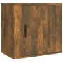 Mesita de noche de pared color roble ahumado 50x30x47 cm de vidaXL, Mesitas de noche - Ref: Foro24-816874, Precio: 34,92 €, D...