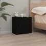 Mesita de noche de pared negro 50x30x47 cm de vidaXL, Mesitas de noche - Ref: Foro24-816866, Precio: 31,22 €, Descuento: %