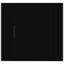 Mesita de noche de pared negro 50x30x47 cm de vidaXL, Mesitas de noche - Ref: Foro24-816866, Precio: 31,53 €, Descuento: %