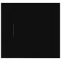 Mesita de noche de pared negro 50x30x47 cm de vidaXL, Mesitas de noche - Ref: Foro24-816866, Precio: 31,22 €, Descuento: %