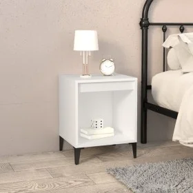 Mesita de noche color blanco 40x35x50 cm de vidaXL, Mesitas de noche - Ref: Foro24-821874, Precio: 35,83 €, Descuento: %