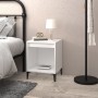 Mesita de noche color blanco 40x35x50 cm de vidaXL, Mesitas de noche - Ref: Foro24-821874, Precio: 36,26 €, Descuento: %