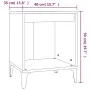 Mesita de noche color blanco 40x35x50 cm de vidaXL, Mesitas de noche - Ref: Foro24-821874, Precio: 35,83 €, Descuento: %