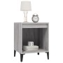 Mesitas de noche 2 unidades gris Sonoma 40x35x50 cm de vidaXL, Mesitas de noche - Ref: Foro24-821887, Precio: 48,52 €, Descue...