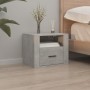 Mesitas de noche de pared 2 uds gris hormigón 50x36x40 cm de vidaXL, Mesitas de noche - Ref: Foro24-816889, Precio: 68,64 €, ...