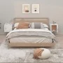 Wall-mounted bedside tables 2 units glossy white 50x30x47 cm by vidaXL, Nightstands - Ref: Foro24-816869, Price: 55,71 €, Dis...