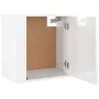 Wall-mounted bedside tables 2 units glossy white 50x30x47 cm by vidaXL, Nightstands - Ref: Foro24-816869, Price: 55,71 €, Dis...