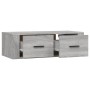 Mueble TV colgante madera contrachapada gris Sonoma 80x36x25 cm de vidaXL, Muebles TV - Ref: Foro24-816838, Precio: 50,49 €, ...