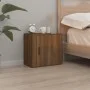 Wall bedside tables 2 pcs brown oak 50x30x47 cm by vidaXL, Nightstands - Ref: Foro24-816879, Price: 60,57 €, Discount: %