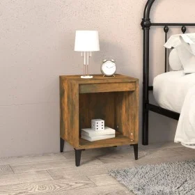 Nachttisch aus geräucherter Eiche, 40 x 35 x 50 cm von vidaXL, Nachttische - Ref: Foro24-821884, Preis: 34,90 €, Rabatt: %