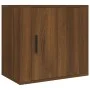 Wall bedside tables 2 pcs brown oak 50x30x47 cm by vidaXL, Nightstands - Ref: Foro24-816879, Price: 60,57 €, Discount: %