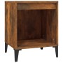Mesita de noche roble ahumado 40x35x50 cm de vidaXL, Mesitas de noche - Ref: Foro24-821884, Precio: 35,31 €, Descuento: %