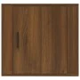 Wall bedside tables 2 pcs brown oak 50x30x47 cm by vidaXL, Nightstands - Ref: Foro24-816879, Price: 60,57 €, Discount: %