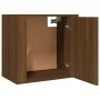 Wall bedside tables 2 pcs brown oak 50x30x47 cm by vidaXL, Nightstands - Ref: Foro24-816879, Price: 60,57 €, Discount: %