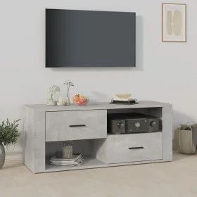Mueble para TV contrachapada gris hormigón 100x35x40 cm de vidaXL, Muebles TV - Ref: Foro24-823103, Precio: 74,49 €, Descuent...