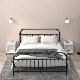 Mesitas de noche 2 unidades blanco brillante 40x35x50 cm de vidaXL, Mesitas de noche - Ref: Foro24-821879, Precio: 50,87 €, D...