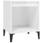 Mesitas de noche 2 unidades blanco brillante 40x35x50 cm de vidaXL, Mesitas de noche - Ref: Foro24-821879, Precio: 51,43 €, D...