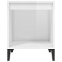 Mesitas de noche 2 unidades blanco brillante 40x35x50 cm de vidaXL, Mesitas de noche - Ref: Foro24-821879, Precio: 51,43 €, D...