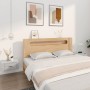 Mesitas de noche de pared 2 uds gris Sonoma 50x36x25 cm de vidaXL, Mesitas de noche - Ref: Foro24-816853, Precio: 55,18 €, De...