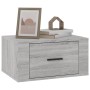 Mesitas de noche de pared 2 uds gris Sonoma 50x36x25 cm de vidaXL, Mesitas de noche - Ref: Foro24-816853, Precio: 55,18 €, De...