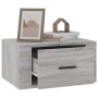Mesitas de noche de pared 2 uds gris Sonoma 50x36x25 cm de vidaXL, Mesitas de noche - Ref: Foro24-816853, Precio: 55,18 €, De...