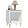 Mesitas de noche 2 unidades color blanco 40x35x50 cm de vidaXL, Mesitas de noche - Ref: Foro24-821859, Precio: 43,54 €, Descu...