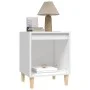 Mesitas de noche 2 unidades color blanco 40x35x50 cm de vidaXL, Mesitas de noche - Ref: Foro24-821859, Precio: 43,10 €, Descu...