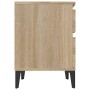Mesitas de noche 2 unidades roble Sonoma 40x35x50 cm de vidaXL, Taquillas y armarios de almacenamiento - Ref: Foro24-821849, ...