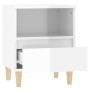 Mesitas de noche 2 unidades blanco brillante 40x35x50 cm de vidaXL, Mesitas de noche - Ref: Foro24-821799, Precio: 89,92 €, D...