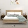 Mesitas de noche 2 unidades roble ahumado 40x35x50 cm de vidaXL, Mesitas de noche - Ref: Foro24-821869, Precio: 35,42 €, Desc...