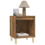 Mesitas de noche 2 unidades roble ahumado 40x35x50 cm de vidaXL, Mesitas de noche - Ref: Foro24-821869, Precio: 43,74 €, Desc...