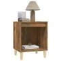 Mesitas de noche 2 unidades roble ahumado 40x35x50 cm de vidaXL, Mesitas de noche - Ref: Foro24-821869, Precio: 35,42 €, Desc...