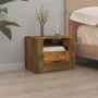 Mesitas de noche de pared 2 uds roble ahumado 50x36x40 cm de vidaXL, Mesitas de noche - Ref: Foro24-816891, Precio: 77,45 €, ...