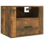 Mesitas de noche de pared 2 uds roble ahumado 50x36x40 cm de vidaXL, Mesitas de noche - Ref: Foro24-816891, Precio: 77,45 €, ...