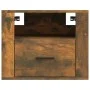 Mesitas de noche de pared 2 uds roble ahumado 50x36x40 cm de vidaXL, Mesitas de noche - Ref: Foro24-816891, Precio: 77,45 €, ...