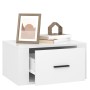Mesita de noche de pared blanco brillante 50x36x25 cm de vidaXL, Mesitas de noche - Ref: Foro24-816844, Precio: 28,70 €, Desc...