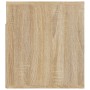 Mesita de noche de pared roble Sonoma 50x36x40 cm de vidaXL, Mesitas de noche - Ref: Foro24-816886, Precio: 58,87 €, Descuent...