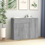 Aparador de madera contrachapada gris Sonoma 88x30x70 cm de vidaXL, Aparadores - Ref: Foro24-815367, Precio: 86,49 €, Descuen...