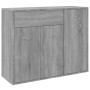 Aparador de madera contrachapada gris Sonoma 88x30x70 cm de vidaXL, Aparadores - Ref: Foro24-815367, Precio: 86,49 €, Descuen...