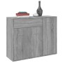 Aparador de madera contrachapada gris Sonoma 88x30x70 cm de vidaXL, Aparadores - Ref: Foro24-815367, Precio: 86,49 €, Descuen...