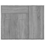 Aparador de madera contrachapada gris Sonoma 88x30x70 cm de vidaXL, Aparadores - Ref: Foro24-815367, Precio: 86,49 €, Descuen...