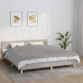 Manta con peso tela gris 155x220 cm 11 kg de vidaXL, Mantas - Ref: Foro24-350723, Precio: 67,92 €, Descuento: %