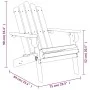 Sillas de jardín Adirondack con reposapiés 2 uds madera acacia de vidaXL, Sillas de jardín - Ref: Foro24-3145015, Precio: 244...