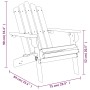 Sillas de jardín Adirondack con reposapiés 2 uds madera acacia de vidaXL, Sillas de jardín - Ref: Foro24-3145015, Precio: 236...