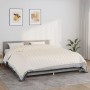 Manta con peso tela color crema claro 235x290 cm 11 kg de vidaXL, Mantas - Ref: Foro24-350768, Precio: 85,01 €, Descuento: %