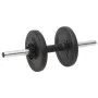 Juego de barras y mancuernas con discos 90 kg de vidaXL, Peso libre - Ref: Foro24-3145029, Precio: 245,15 €, Descuento: %